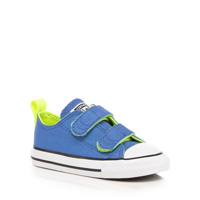 Baby boys' bright blue 'Chuck Taylor' trainers